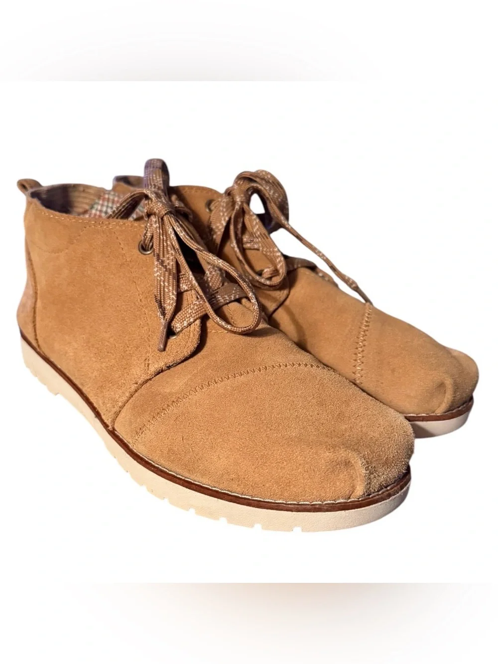 BOBS Skechers Chill Lugs Aspen Green Chestnut Leather Chukka Boots Women’s 9.5